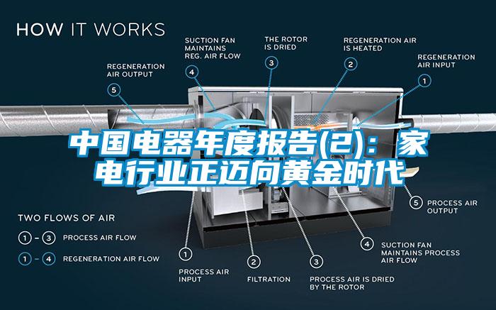 中国电器年度报告(2)：家电行业正迈向黄金时代