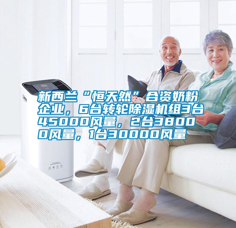 新西兰“恒天然”合资奶粉企业，6台转轮除湿机组3台45000风量，2台38000风量，1台30000风量