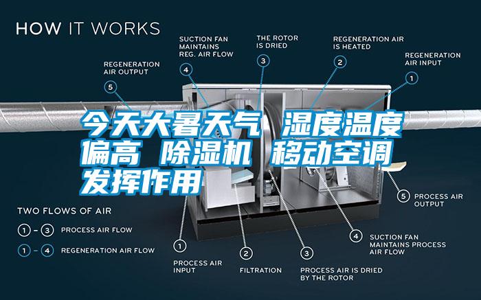 今天大暑天气 湿度温度偏高 除湿机 移动空调发挥作用