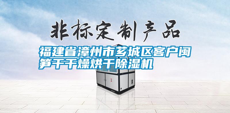 福建省漳州市芗城区客户闽笋干干燥烘干除湿机