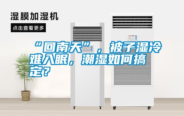 “回南天”，被子湿冷难入眠，潮湿如何搞定？