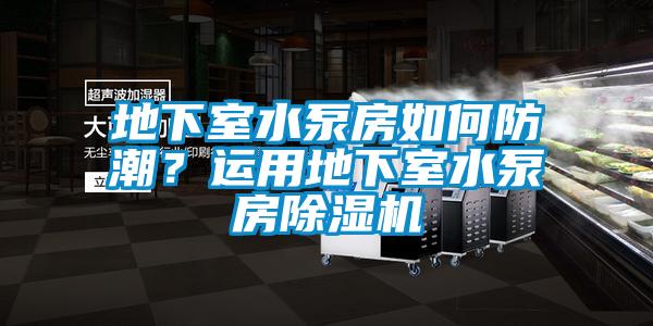 地下室水泵房如何防潮？运用地下室水泵房除湿机