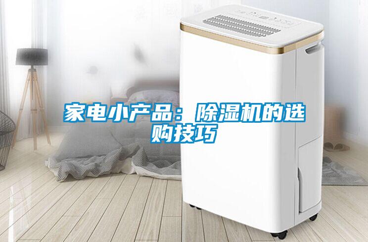 家电小产品：除湿机的选购技巧