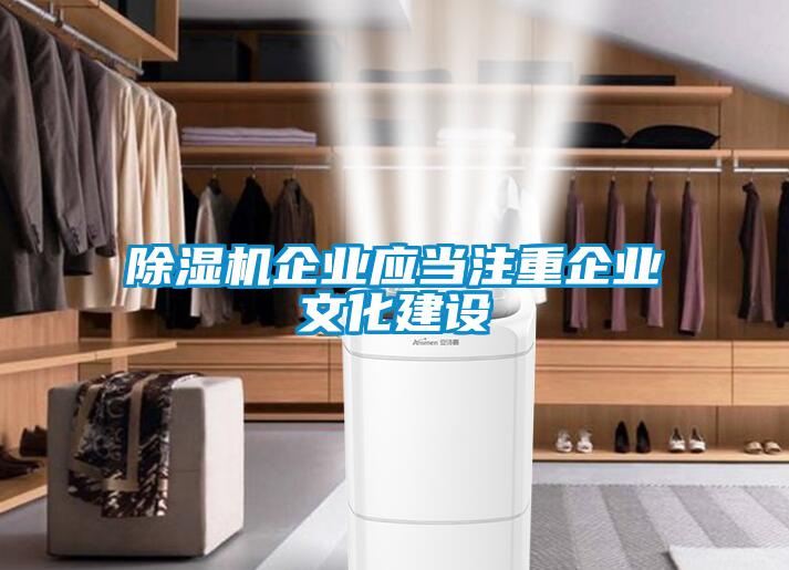 除湿机企业应当注重企业文化建设