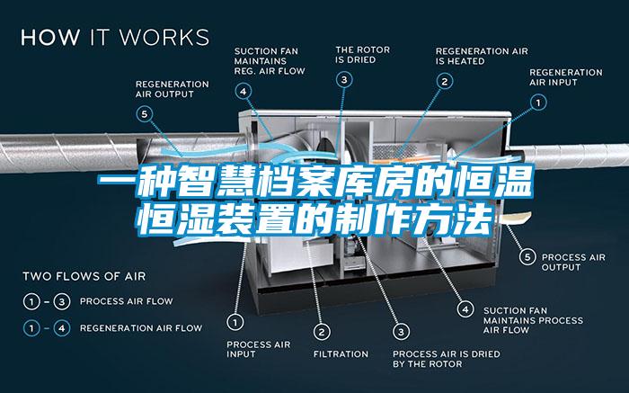 一种智慧档案库房的恒温恒湿装置的制作方法