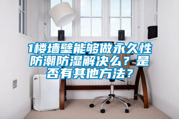 1楼墙壁能够做永久性防潮防湿解决么？是否有其他方法？