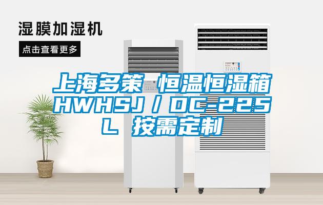 上海多策 恒温恒湿箱HWHSJ／DC-225L 按需定制