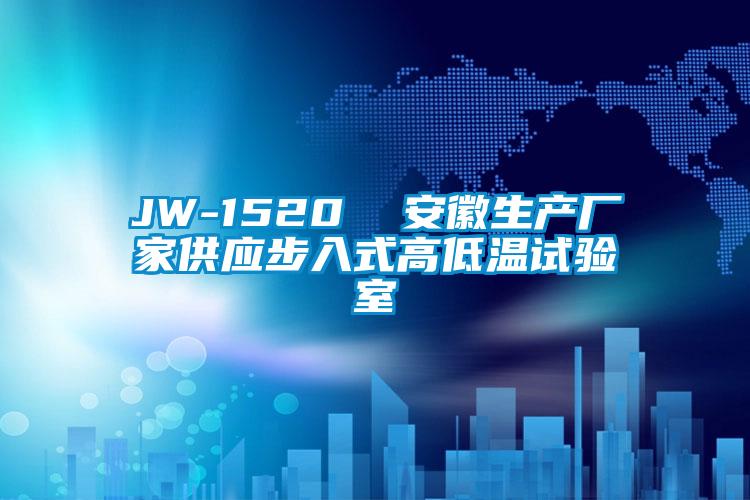 JW-1520  安徽生产厂家供应步入式高低温试验室