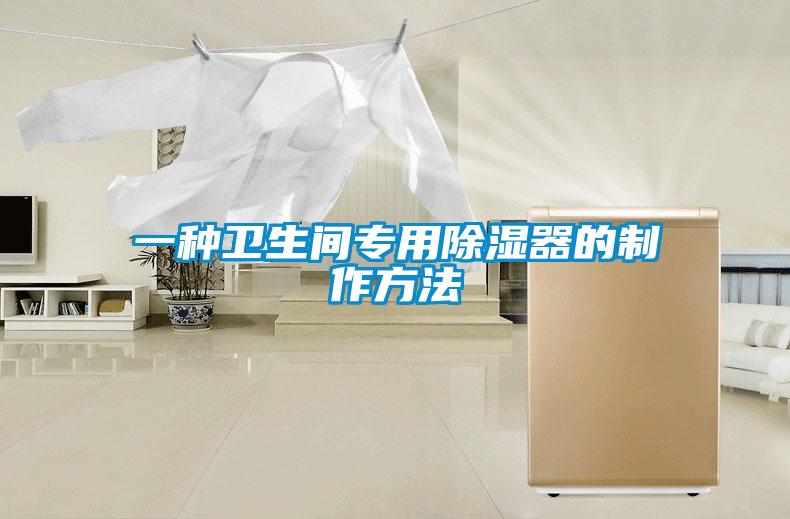 一种卫生间专用除湿器的制作方法