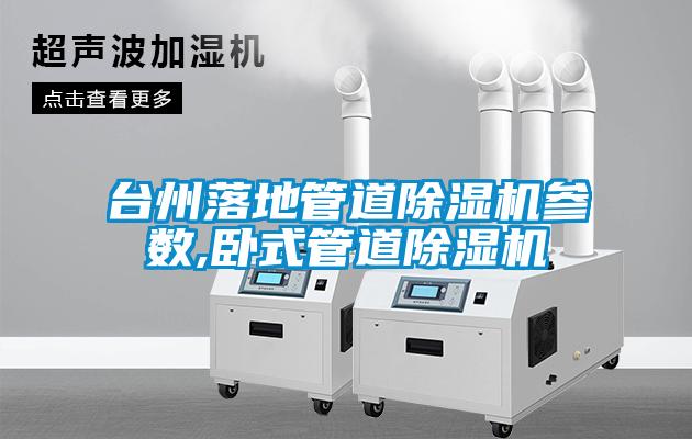 台州落地管道除湿机参数,卧式管道除湿机