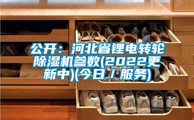 公开：河北省锂电转轮除湿机参数(2022更新中)(今日／服务)