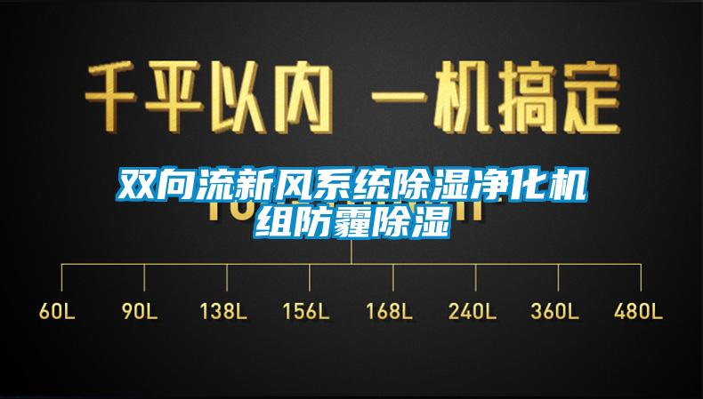 双向流新风系统除湿净化机组防霾除湿