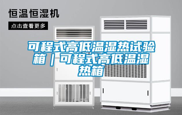 可程式高低温湿热试验箱｜可程式高低温湿热箱