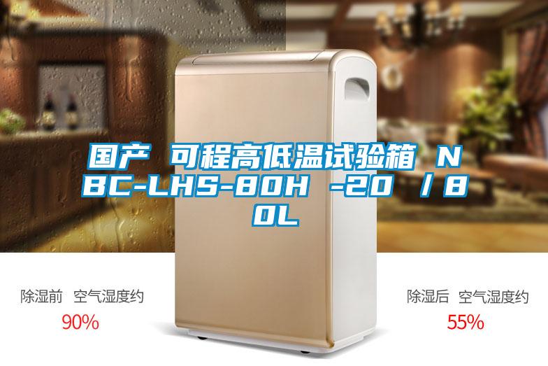 国产 可程高低温试验箱 NBC-LHS-80H -20℃／80L