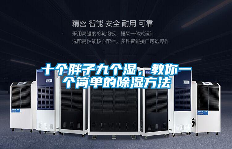 十个胖子九个湿，教你一个简单的除湿方法