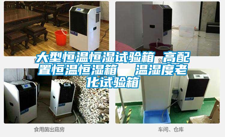大型恒温恒湿试验箱 高配置恒温恒湿箱  温湿度老化试验箱