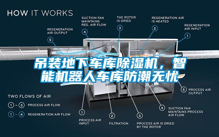 吊装地下车库除湿机，智能机器人车库防潮无忧