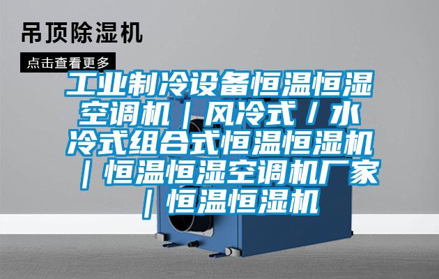 工业制冷设备恒温恒湿空调机｜风冷式／水冷式组合式恒温恒湿机｜恒温恒湿空调机厂家｜恒温恒湿机