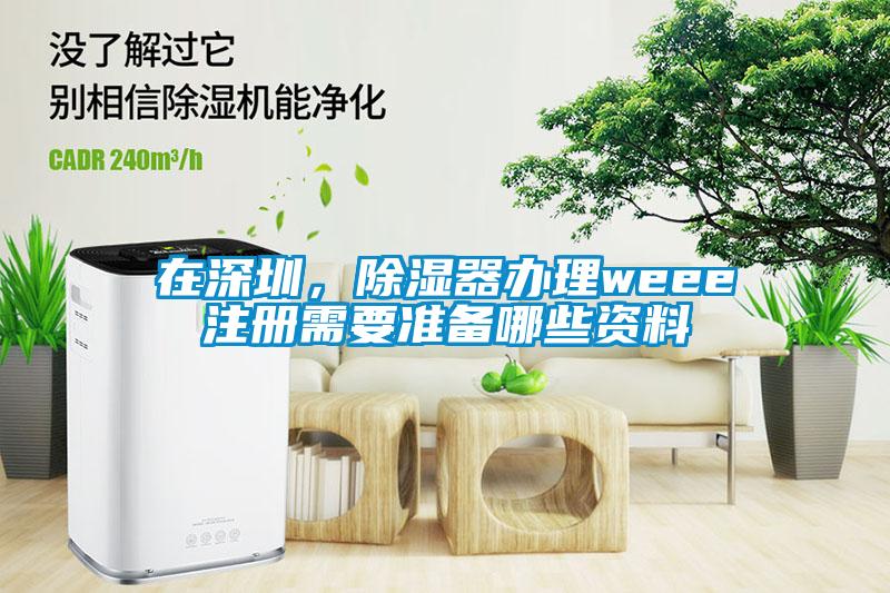 在深圳，除湿器办理weee注册需要准备哪些资料