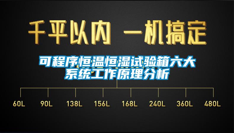 可程序恒温恒湿试验箱六大系统工作原理分析