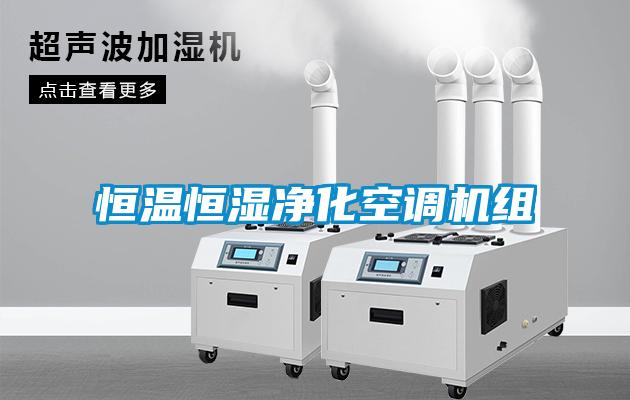 恒温恒湿净化空调机组