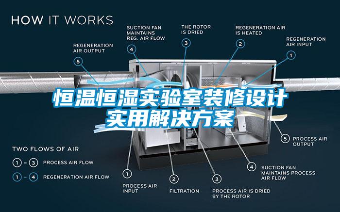 恒温恒湿实验室装修设计实用解决方案