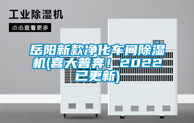 岳阳新款净化车间除湿机(喜大普奔！2022已更新)