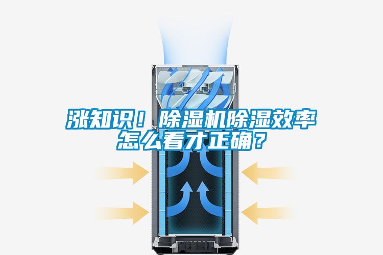 涨知识！除湿机除湿效率怎么看才正确？