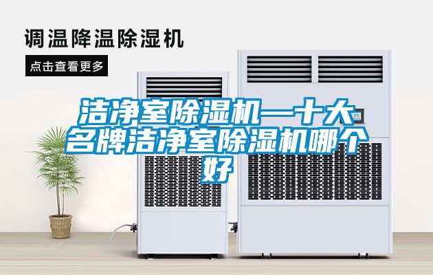 洁净室除湿机—十大名牌洁净室除湿机哪个好