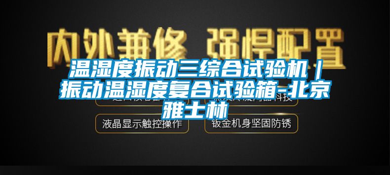 温湿度振动三综合试验机｜振动温湿度复合试验箱-北京雅士林