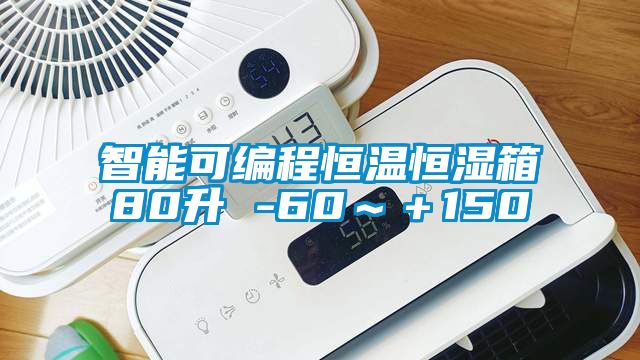 智能可编程恒温恒湿箱80升 -60～＋150℃