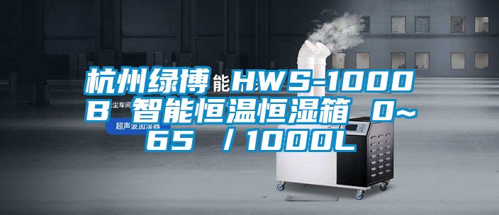 杭州绿博 HWS-1000B 智能恒温恒湿箱 0~65℃／1000L