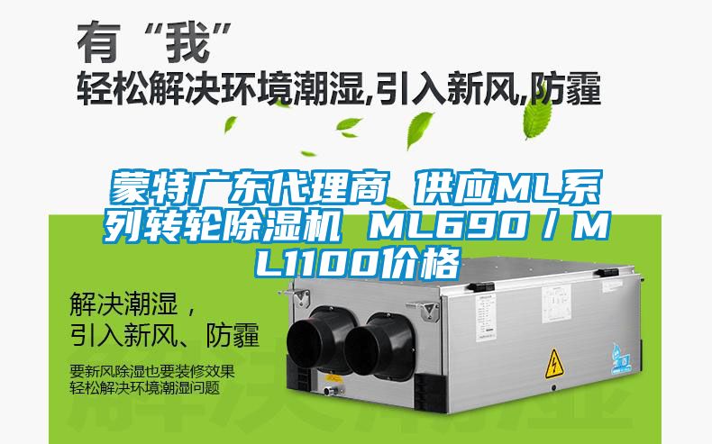 蒙特广东代理商 供应ML系列转轮除湿机 ML690／ML1100价格