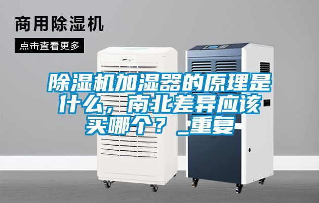 除湿机加湿器的原理是什么，南北差异应该买哪个？_重复