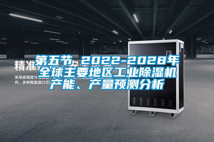 第五节 2022-2028年全球主要地区工业除湿机产能、产量预测分析