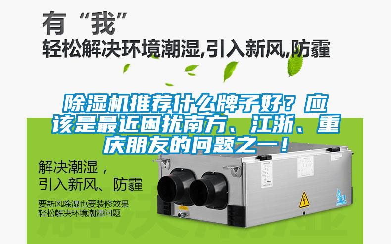 除湿机推荐什么牌子好？应该是最近困扰南方、江浙、重庆朋友的问题之一！