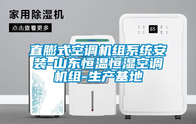 直膨式空调机组系统安装-山东恒温恒湿空调机组-生产基地