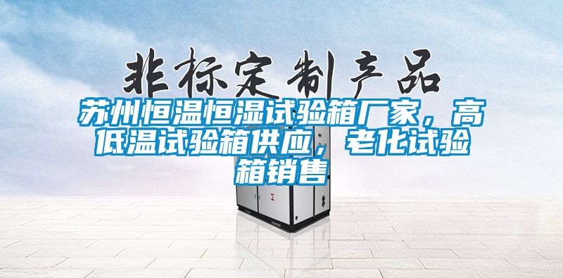 苏州恒温恒湿试验箱厂家，高低温试验箱供应，老化试验箱销售