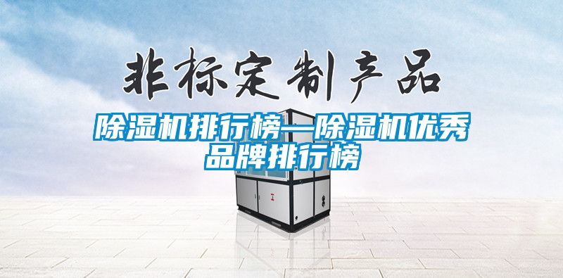 除湿机排行榜—除湿机优秀品牌排行榜