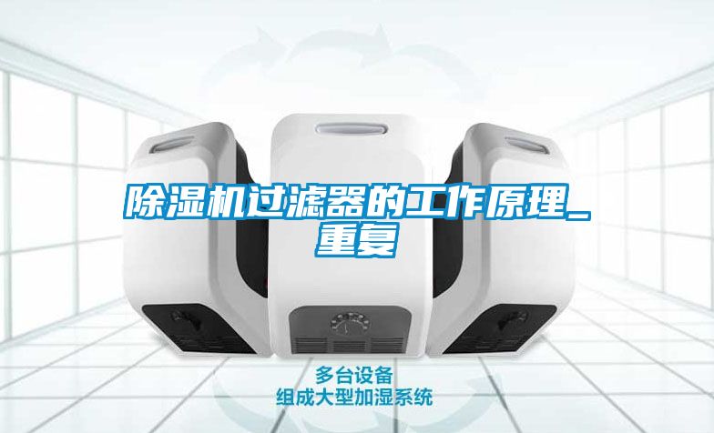 除湿机过滤器的工作原理_重复