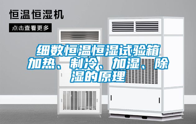 细数恒温恒湿试验箱加热、制冷、加湿、除湿的原理