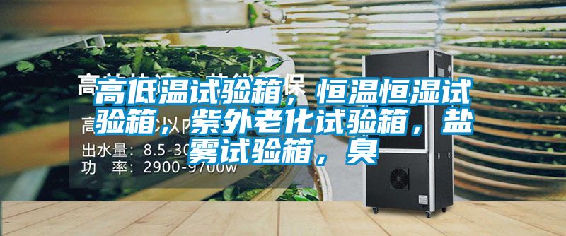 高低温试验箱，恒温恒湿试验箱，紫外老化试验箱，盐雾试验箱，臭