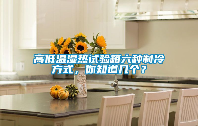 高低温湿热试验箱六种制冷方式，你知道几个？