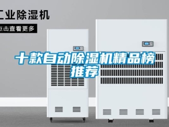 行业新闻十款自动除湿机精品榜推荐