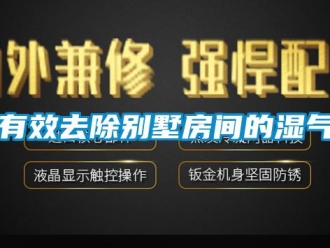 知识百科有效去除别墅房间的湿气