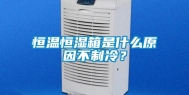 恒温恒湿箱是什么原因不制冷？