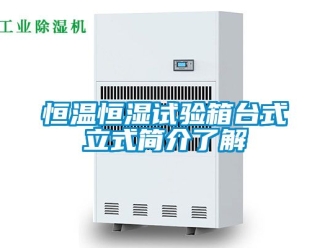 知识百科恒温恒湿试验箱台式立式简介了解