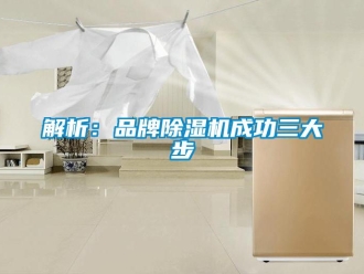 行业新闻解析：品牌除湿机成功三大步