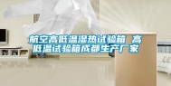 航空高低温湿热试验箱 高低温试验箱成都生产厂家
