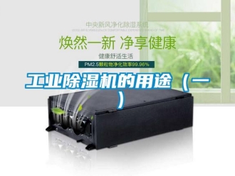 企业新闻工业除湿机的用途（一）